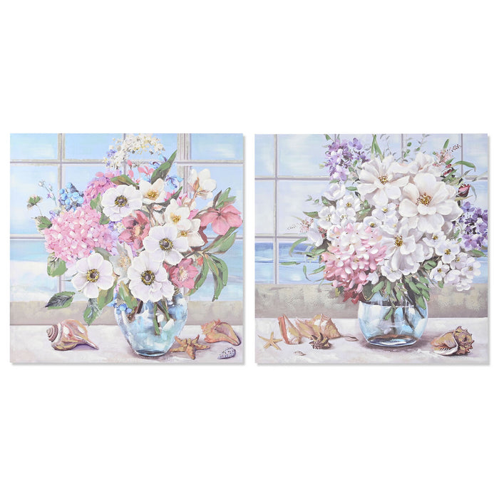 Пластно DKD Home Decor Пластно Дървен MDF 100 x 3 x 100 cm 100 x 2,8 x 100 cm