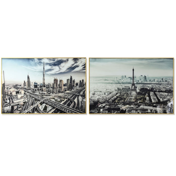 Картина DKD Home Decor Алуминий Кристал 120 x 4 x 80 cm