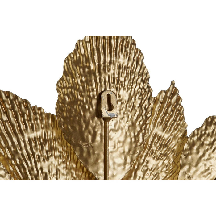 Декорация за стена DKD Home Decor 56 x 4,5 x 56 cm Цвете Златен Модерен