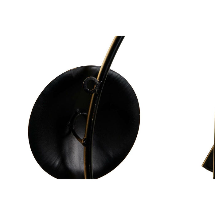 Декорация за стена DKD Home Decor 70,5 x 6 x 59 cm Абстрактен Златен Бял Тъмно сив Модерен