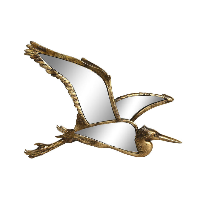Декоративна фигурка DKD Home Decor Златен Птици 35,5 x 26 x 2 cm