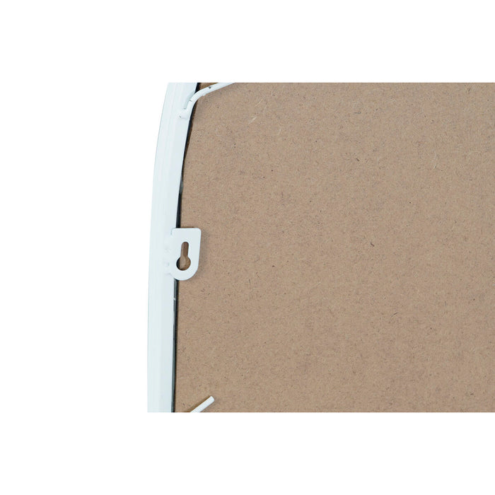 Стенно огледало DKD Home Decor Бял Кристал Желязо Прозорец 70 x 2,5 x 120 cm