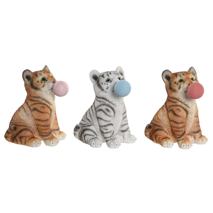 Декоративна фигурка DKD Home Decor 13,5 x 11 x 15 cm Смола Котка (3 броя)