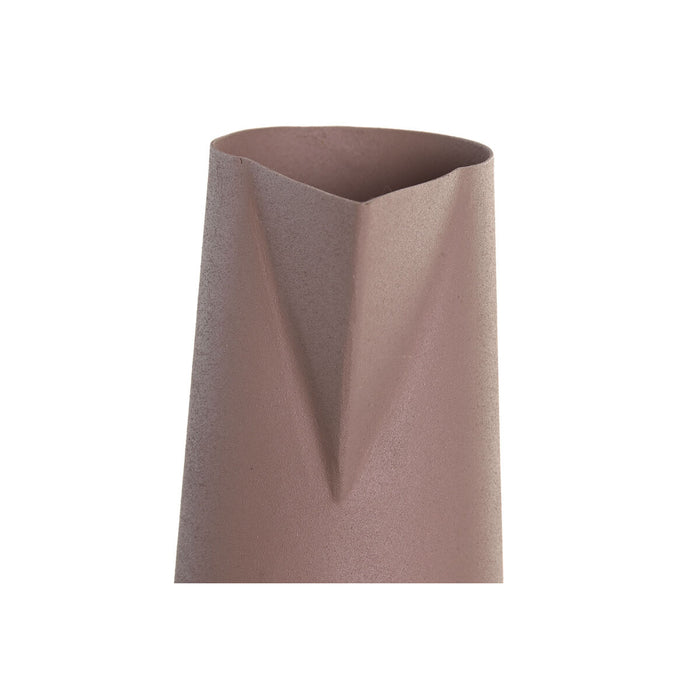 Ваза DKD Home Decor 15 x 11 x 45 cm Бежов Розов Желязо (2 броя)