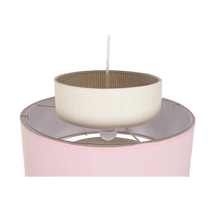 Полилей DKD Home Decor 40 x 40 x 30 cm Зелен Светло розово 50 W (2 броя)