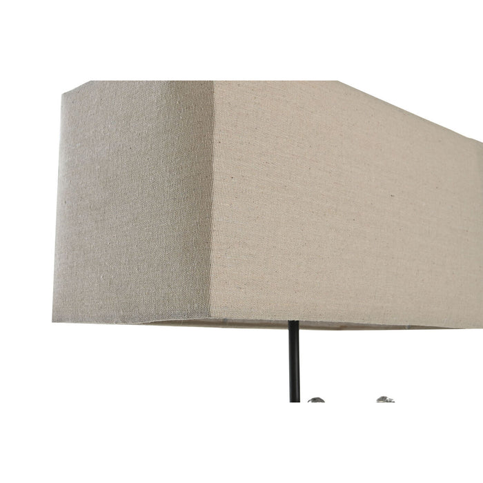 Настолна лампа DKD Home Decor 36 x 21,5 x 43 cm Сребрист Бежов Метал Смола 220 V 50 W