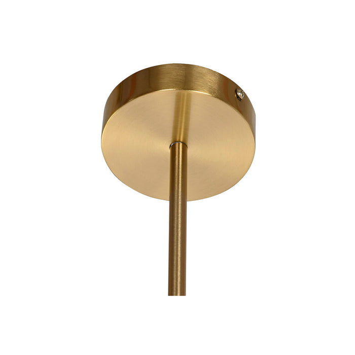 Полилей DKD Home Decor 64 x 64 x 64 cm Кристал Златен Метал Бял 50 W