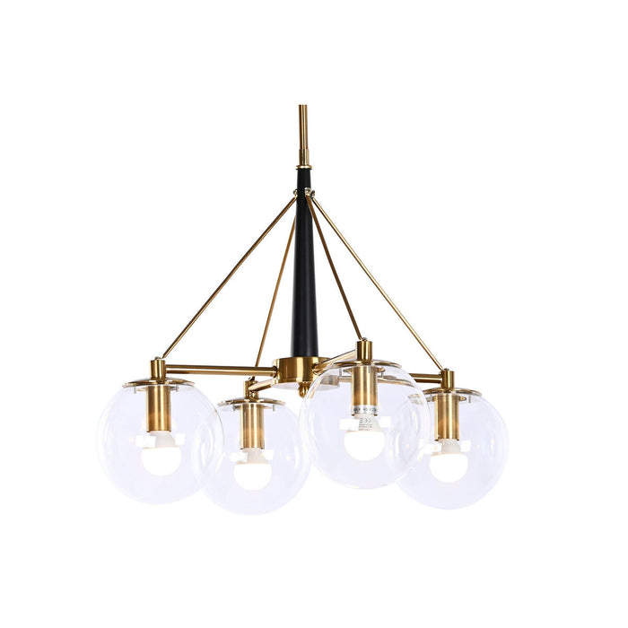 Полилей DKD Home Decor 50 x 50 x 144 cm Кристал Златен Метал 50 W