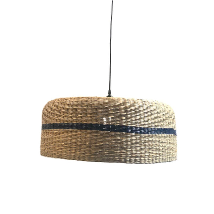 Купол на Лампа DKD Home Decor Естествен Морска трева 55 x 55 x 22 cm Boho