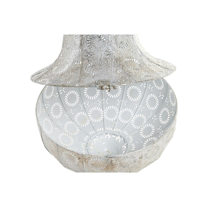 Полилей DKD Home Decor Метал Бял