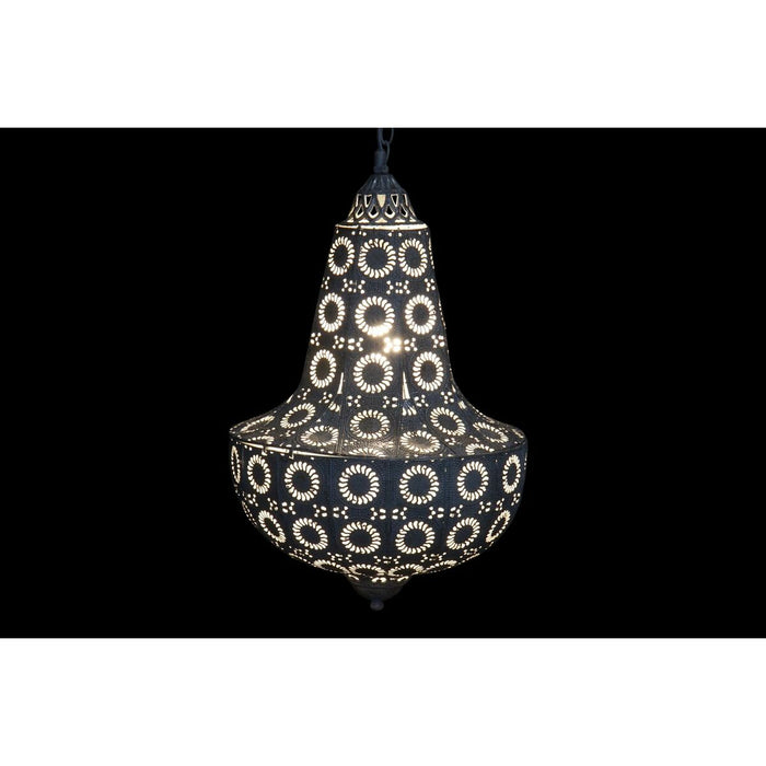 Полилей DKD Home Decor Метал Бял