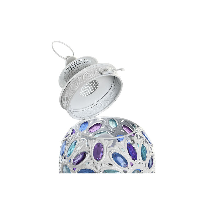 Настолна лампа DKD Home Decor Метал Бял Многоцветен 220 V 50 W 19 x 19 x 33 cm