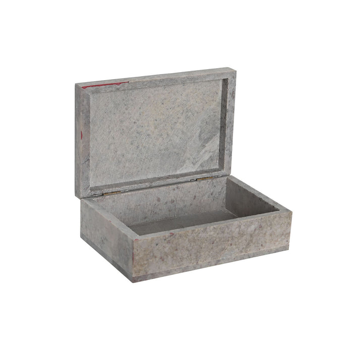 Кутия за бижута DKD Home Decor Многоцветен Камък 15 x 10 x 5 cm (4 броя)
