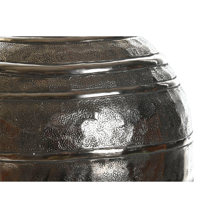 Ваза DKD Home Decor 20 x 20 x 28,5 cm Сребрист Златен Алуминий Модерен (2 броя)