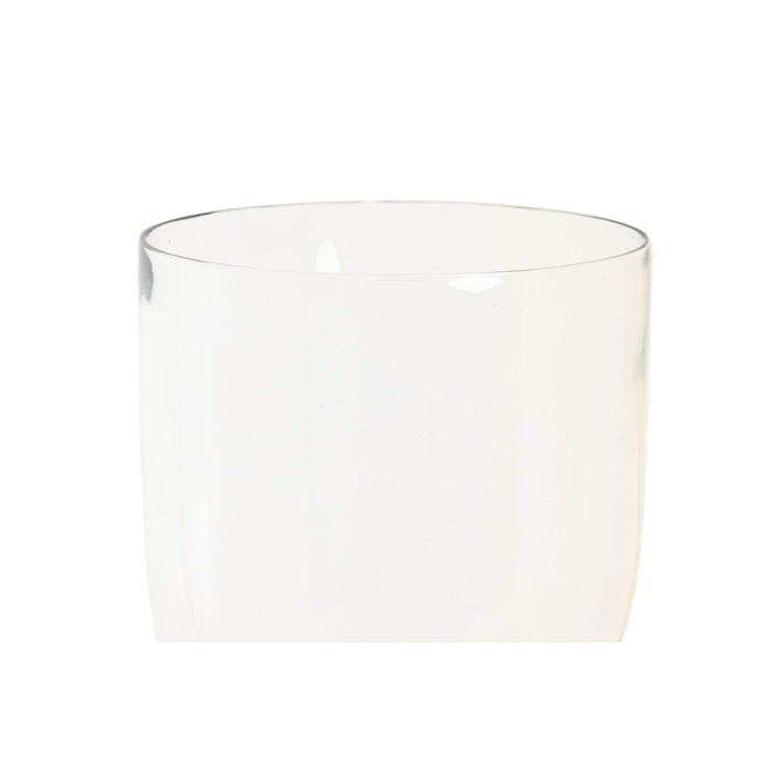 Поставка за свещ DKD Home Decor 16 x 16 x 41 cm Сребрист Алуминий Акрилен