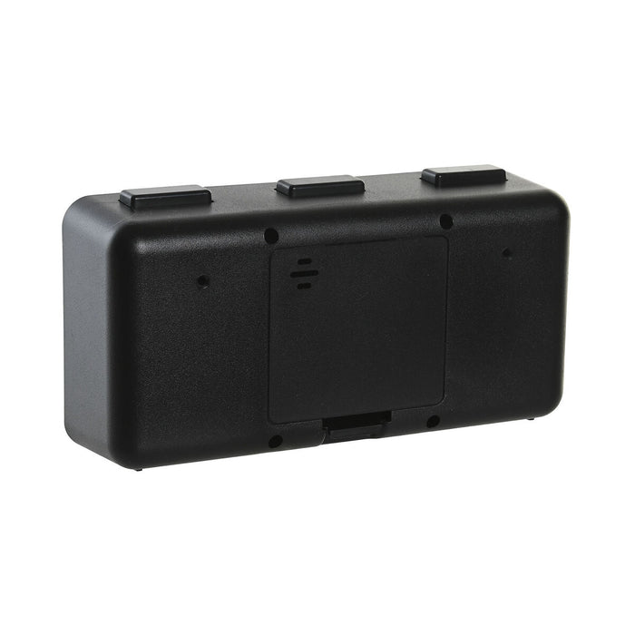 Будилник DKD Home Decor Бял Черен PVC 17 x 5 x 9 cm (2 броя)
