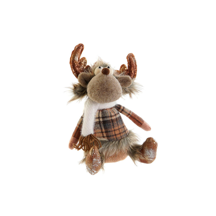 Коледна Украса DKD Home Decor Кафяв Царица 14 x 12 x 35 cm (2 броя)