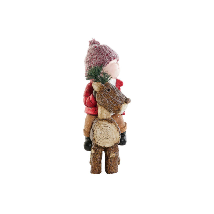 Коледна Украса DKD Home Decor Многоцветен Деца 18 x 24 x 45 cm (2 броя)