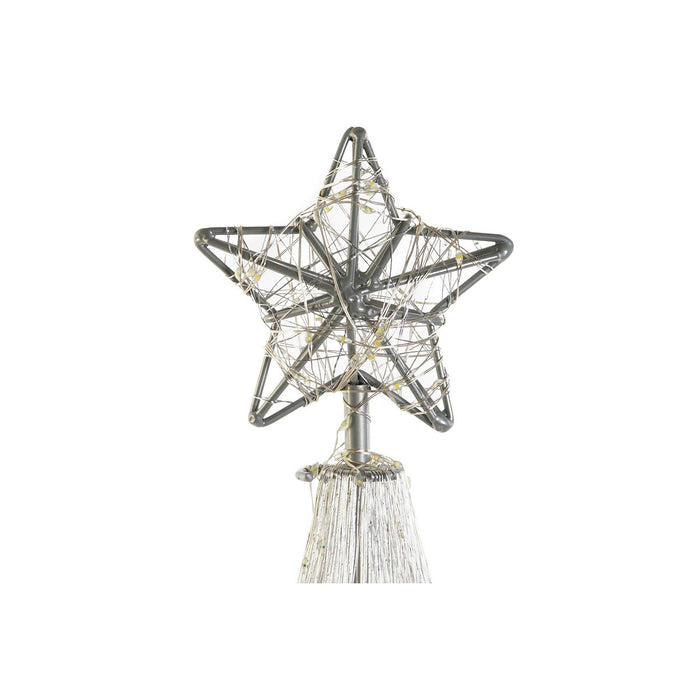 Коледно дърво DKD Home Decor Сребрист Метал 25 x 25 x 60 cm