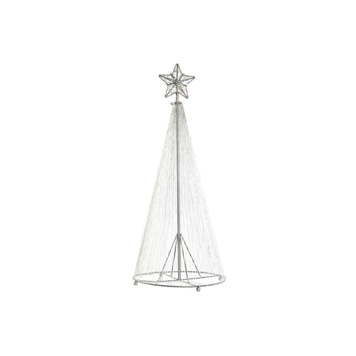 Коледно дърво DKD Home Decor Сребрист Метал 25 x 25 x 60 cm