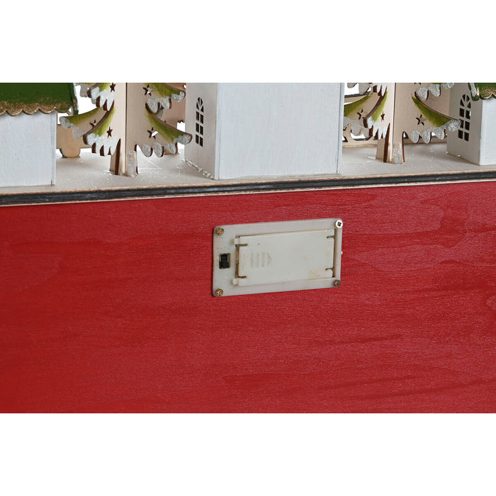 Коледен Календар DKD Home Decor Дървен 37,5 x 8,5 x 31 cm (2 броя)