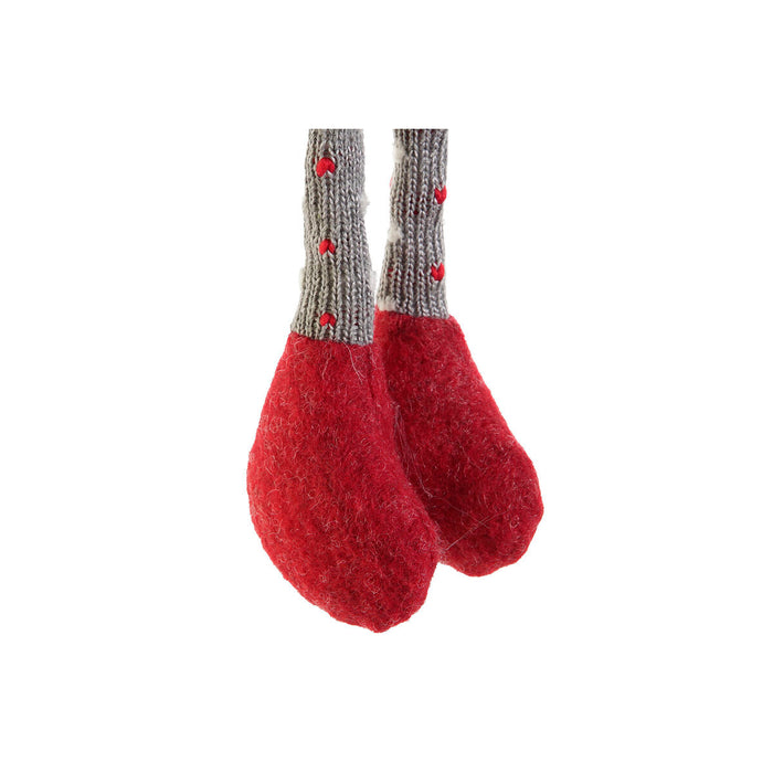 Коледен венец DKD Home Decor Многоцветен Дървен 30 x 7 x 46 cm (2 броя)