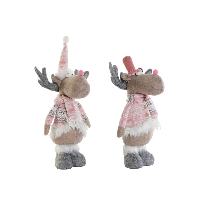 Коледна Украса DKD Home Decor Многоцветен Царица 16,5 x 11,4 x 40,6 cm (2 броя)