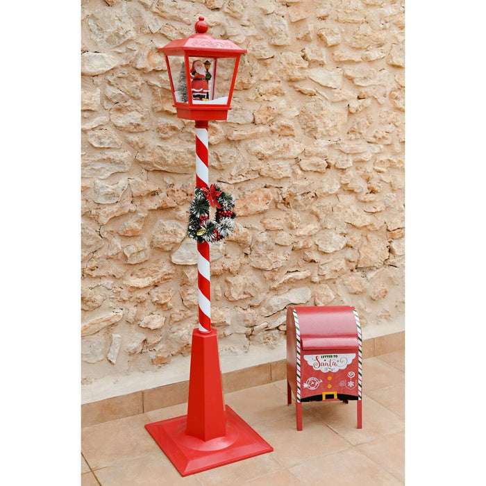 Коледна Украса DKD Home Decor Жълт Бял Черен Червен Ключ за пощенска кутия 28,5 x 26,5 x 52 cm