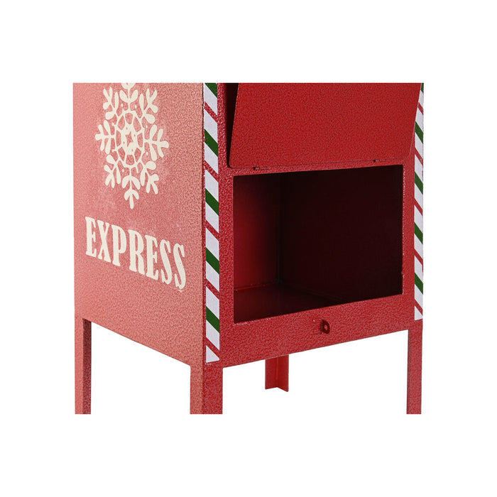 Коледна Украса DKD Home Decor Жълт Бял Черен Червен Ключ за пощенска кутия 28,5 x 26,5 x 52 cm