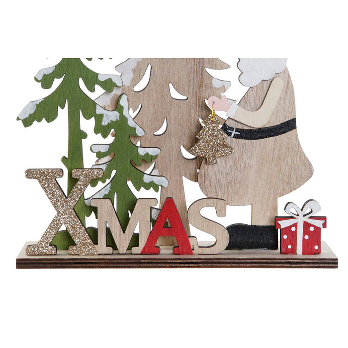 Коледна Украса DKD Home Decor Многоцветен 18 x 5 x 20 cm (2 броя)