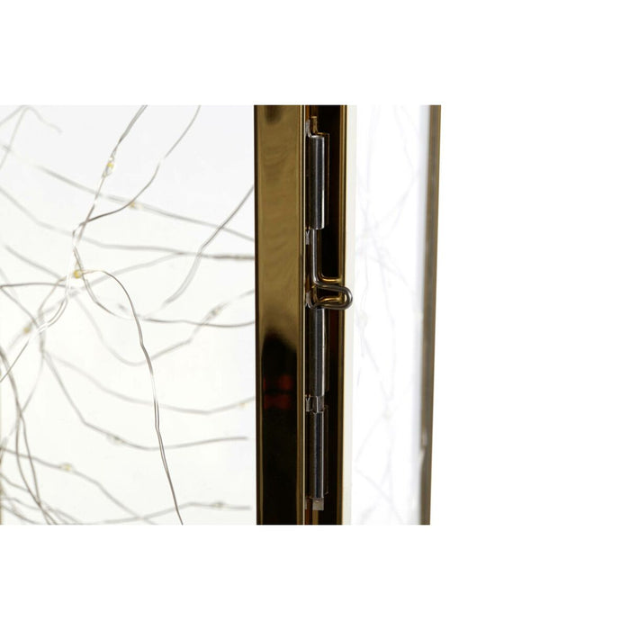 Latern DKD Home Decor Златен Неръждаема стомана 15 x 14 x 36 cm