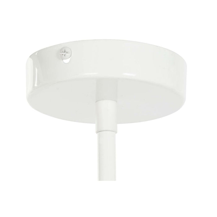Полилей DKD Home Decor 98 x 45 x 30 cm Кристал Метал Бял 50 W