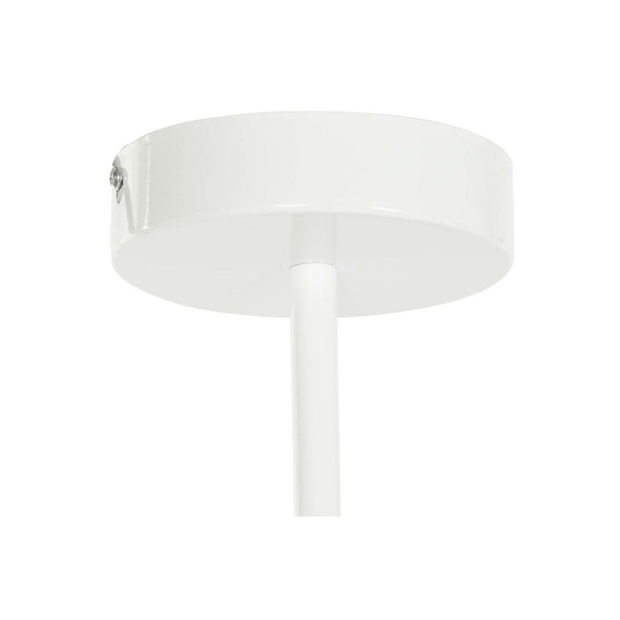 Полилей DKD Home Decor 96 x 73 x 50 cm Кристал Метал Бял 50 W