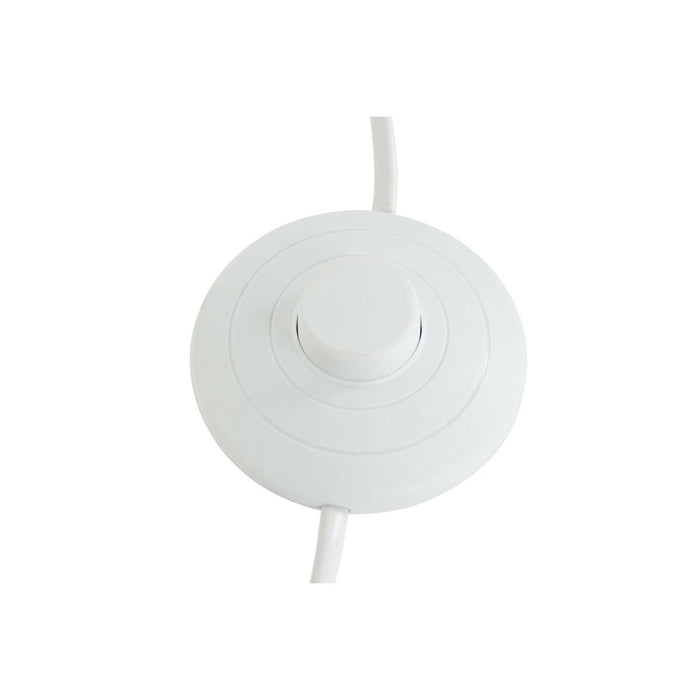 Лампион DKD Home Decor 35 x 25 x 167 cm Кристал Метал Бял 220 V 50 W