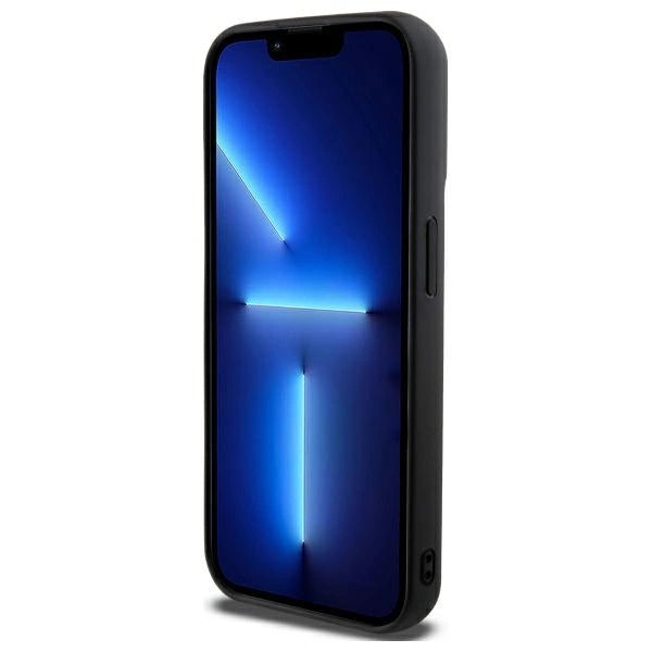 Калъф DKNY Quilted Stack Logo iPhone 15 Pro - черен