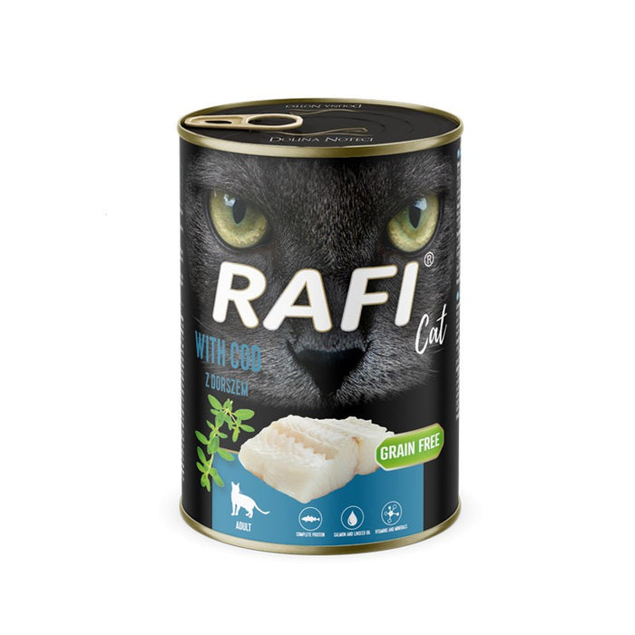 RAFI Cat Adult с треска - мокра храна за котки - 400гр