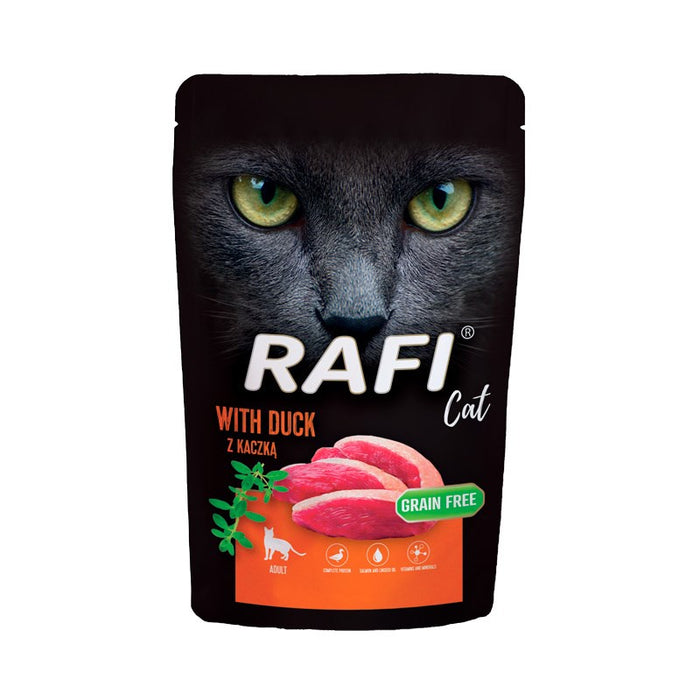 RAFI Cat Adult с патица - мокра храна за котки - 100гр