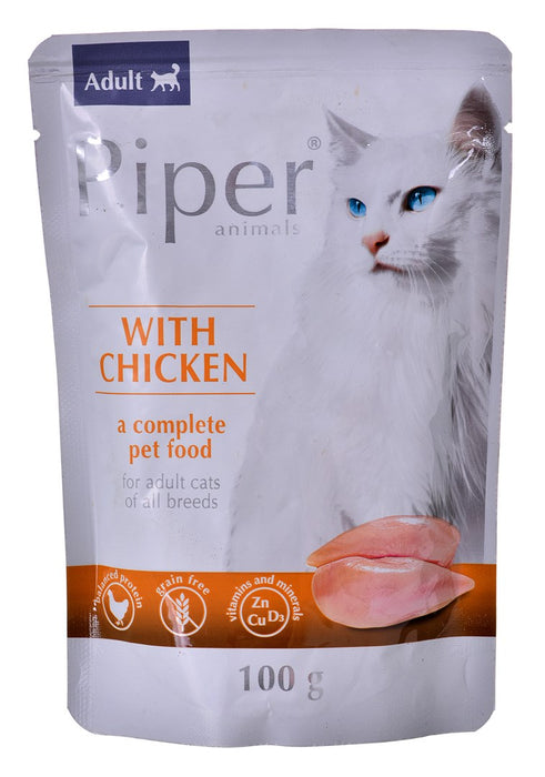 DOLINA NOTECI Piper Chicken - мокра храна за котки - 100гр