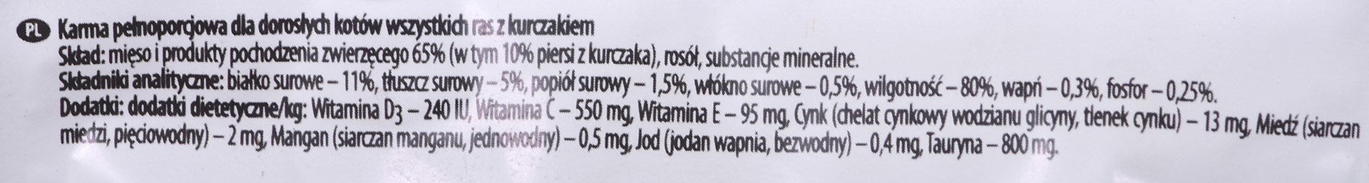 DOLINA NOTECI Piper Chicken - мокра храна за котки - 100гр