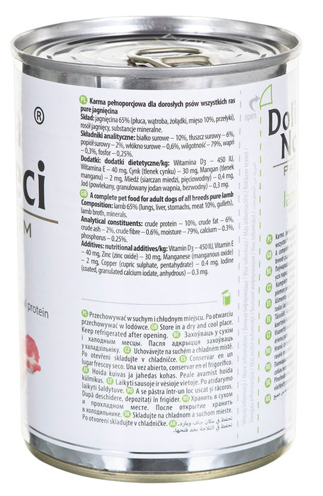 Dolina Noteci Premium Pure Lamb - мокра храна за кучета - 400гр