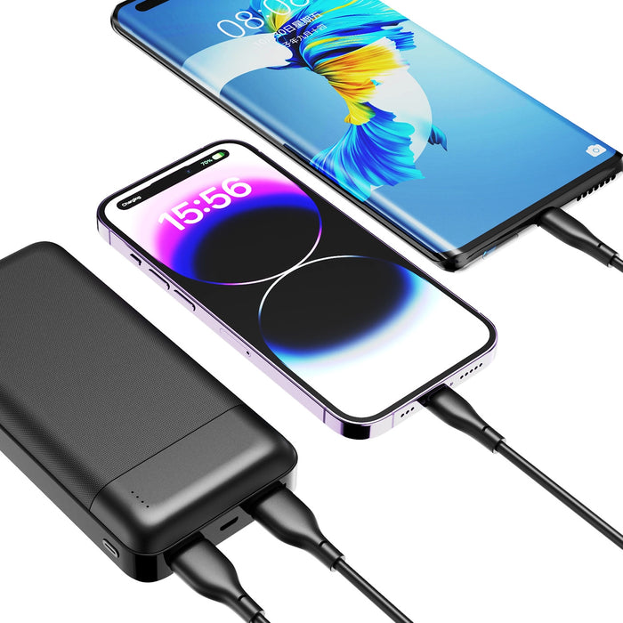 Преносима батерия Powerbank Dudao K18 Pro 20000mAh USB-A / USB-C / Micro USB - черен
