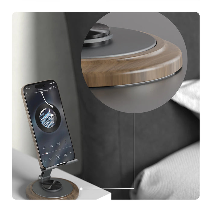 Dudao F17M 360° метална стойка за телефон - сива