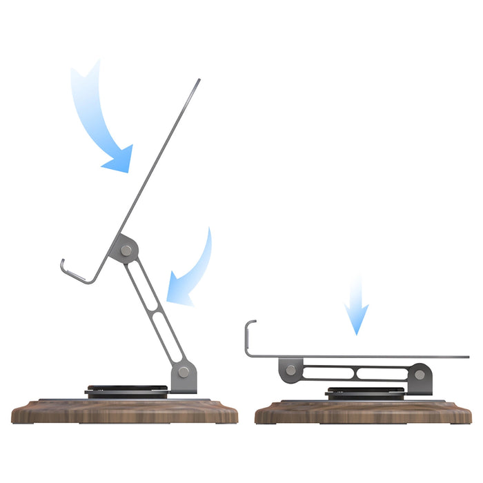 Dudao F17M 360° метална стойка за телефон - сива