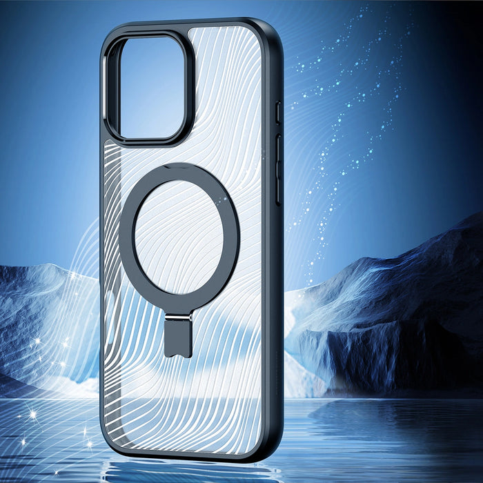 Калъф Dux Ducis Aimo Mag с MagSafe и стойка за iPhone 16 Pro Max - черен