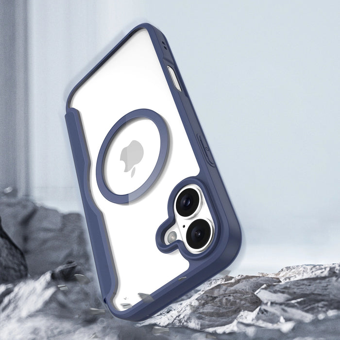 Калъф Dux Ducis Skin X Pro за iPhone 16 с MagSafe и флип - син