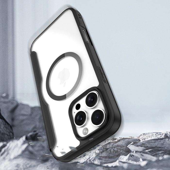 Калъф Dux Ducis Skin X Pro iPhone 16 Pro с MagSafe и капак - черен