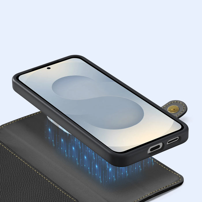 Dux Ducis Lava калъф с MagSafe за Samsung Galaxy S25 Edge - черен