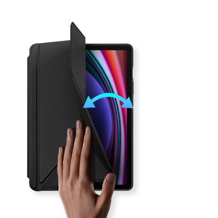 Калъф Dux Ducis Magi с държач за стилус за Samsung Galaxy Tab S10 FE/S9/S9 FE - черен