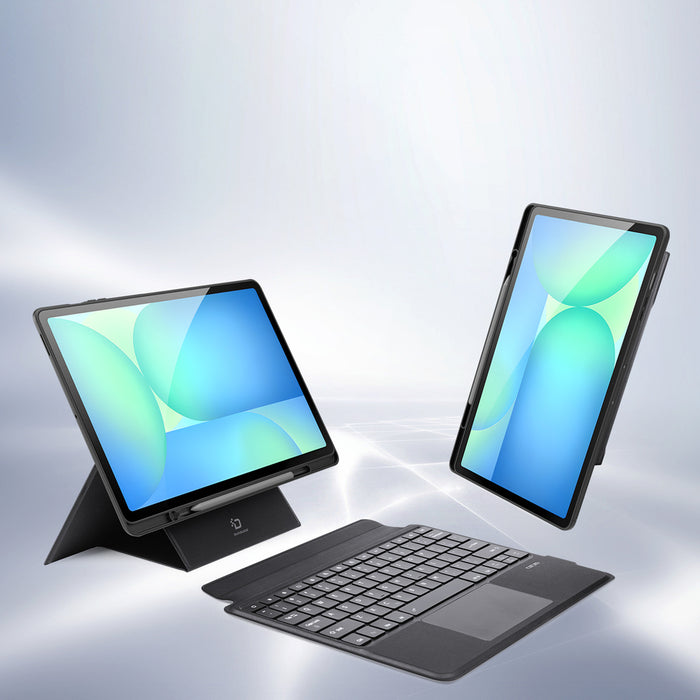 Калъф с клавиатура Dux Ducis (DK series) за Samsung Tab S10 FE+ (Plus) - черен