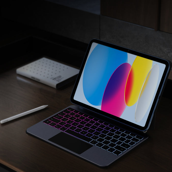 Калъф с клавиатура Dux Ducis (серия MK) за iPad 10" (2022) iPad 11" (2025) - черен